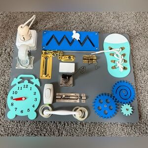 Interactive Sensory Busy Board